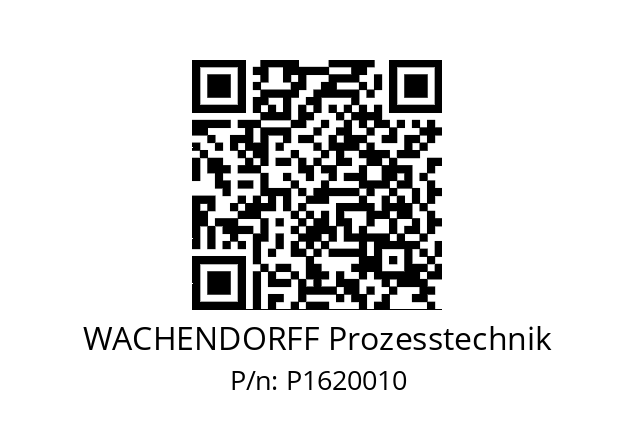   WACHENDORFF Prozesstechnik P1620010