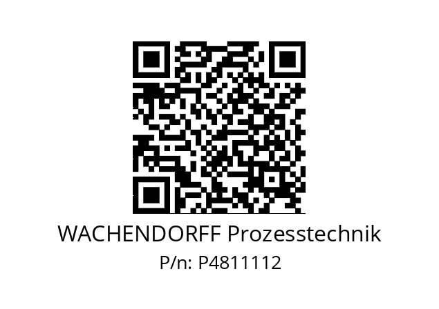   WACHENDORFF Prozesstechnik P4811112