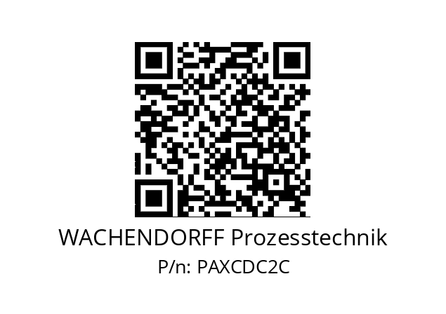   WACHENDORFF Prozesstechnik PAXCDC2C