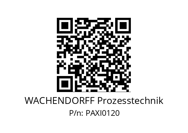   WACHENDORFF Prozesstechnik PAXI0120