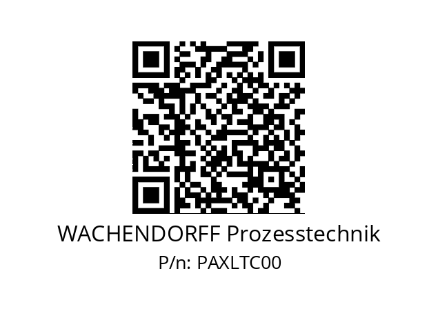   WACHENDORFF Prozesstechnik PAXLTC00