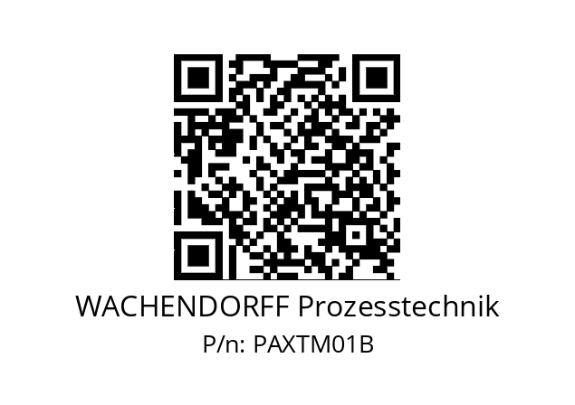   WACHENDORFF Prozesstechnik PAXTM01B