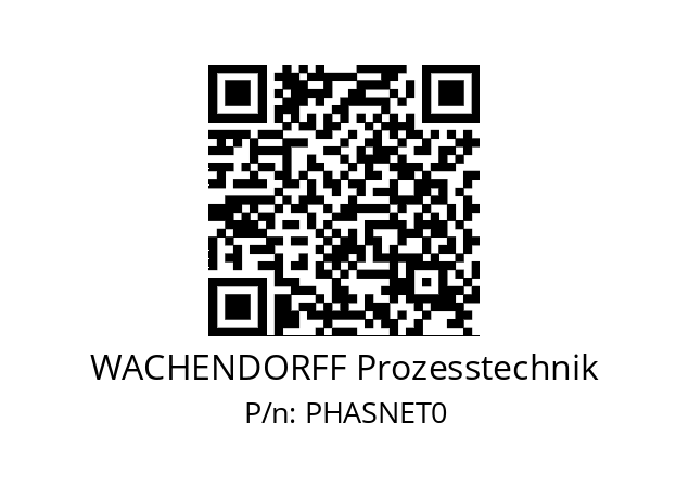   WACHENDORFF Prozesstechnik PHASNET0