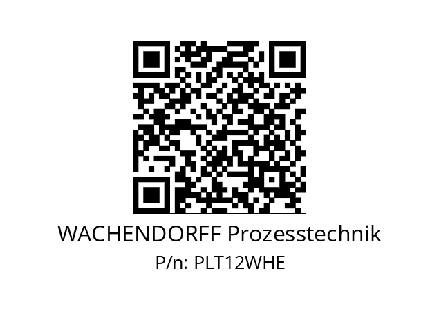   WACHENDORFF Prozesstechnik PLT12WHE