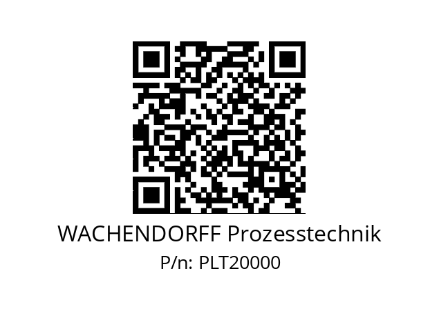   WACHENDORFF Prozesstechnik PLT20000