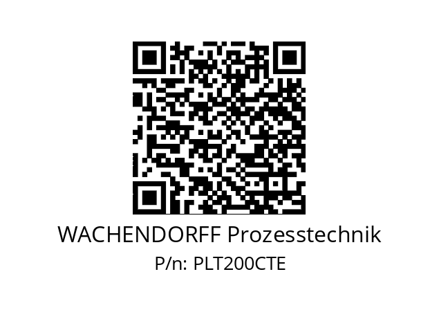   WACHENDORFF Prozesstechnik PLT200CTE