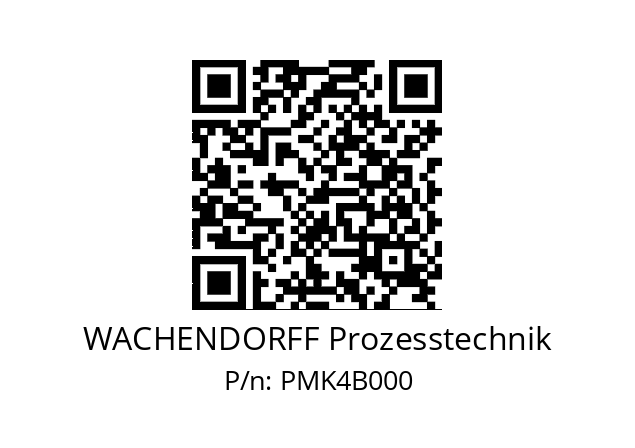   WACHENDORFF Prozesstechnik PMK4B000