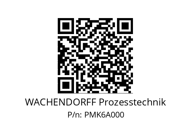   WACHENDORFF Prozesstechnik PMK6A000