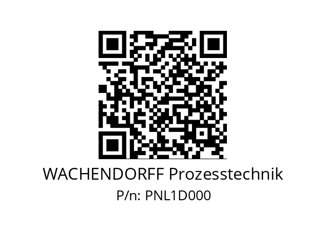   WACHENDORFF Prozesstechnik PNL1D000