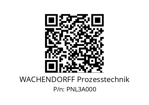   WACHENDORFF Prozesstechnik PNL3A000