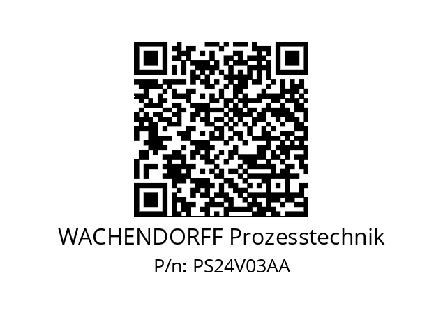   WACHENDORFF Prozesstechnik PS24V03AA