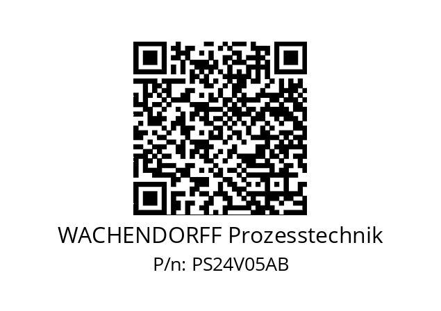   WACHENDORFF Prozesstechnik PS24V05AB