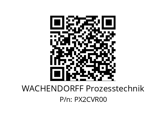   WACHENDORFF Prozesstechnik PX2CVR00