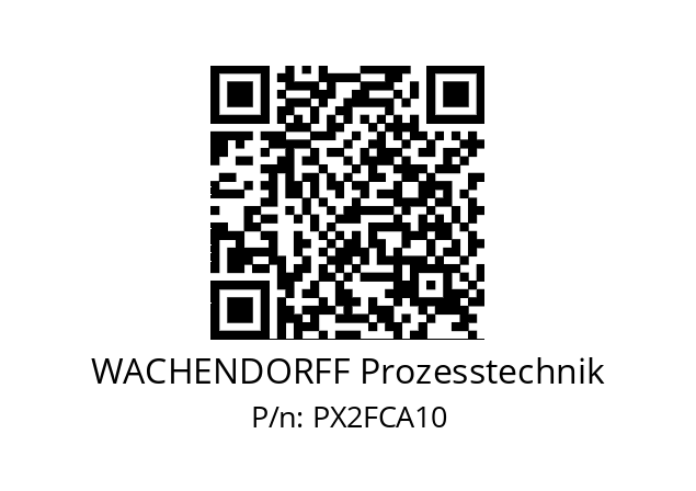   WACHENDORFF Prozesstechnik PX2FCA10