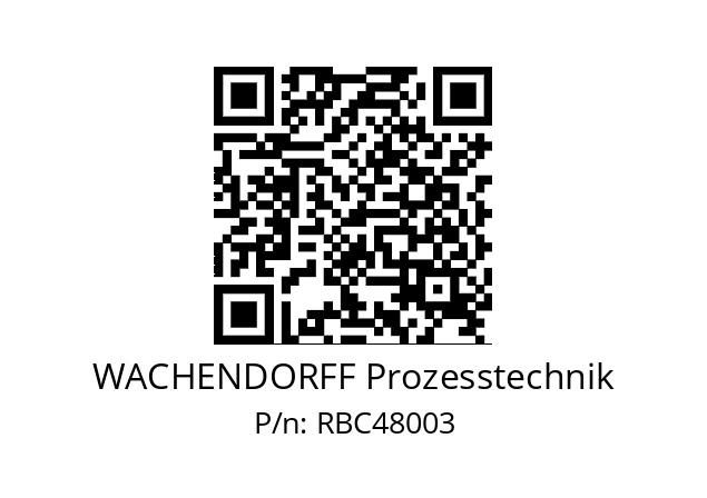   WACHENDORFF Prozesstechnik RBC48003