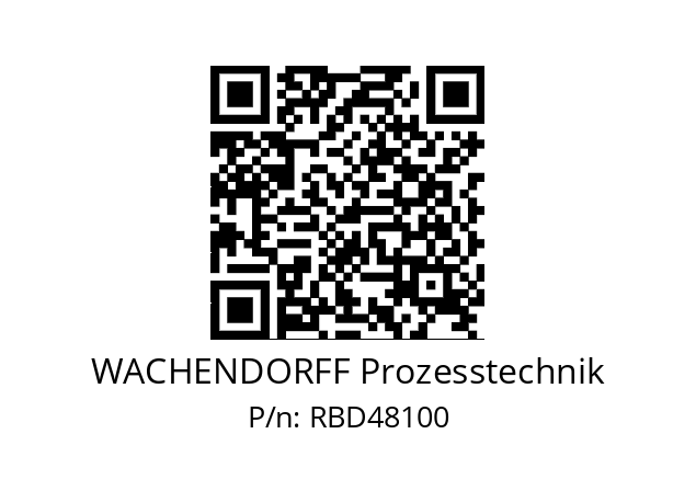   WACHENDORFF Prozesstechnik RBD48100