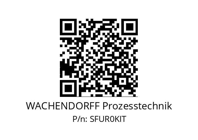   WACHENDORFF Prozesstechnik SFUR0KIT