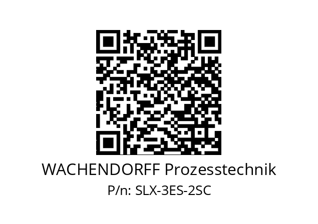   WACHENDORFF Prozesstechnik SLX-3ES-2SC