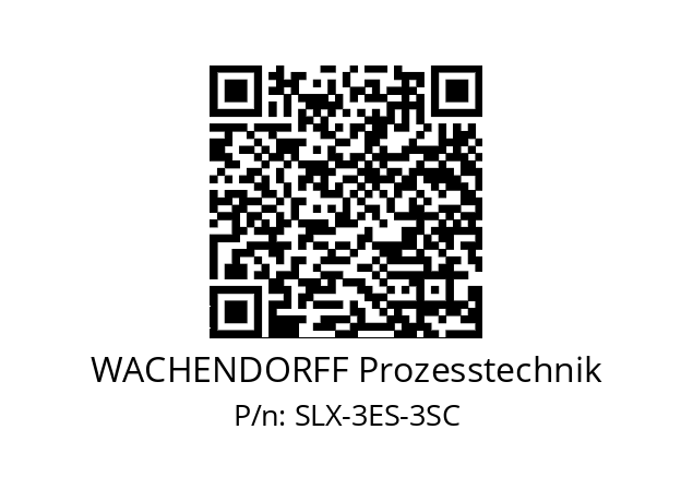   WACHENDORFF Prozesstechnik SLX-3ES-3SC