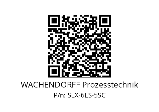   WACHENDORFF Prozesstechnik SLX-6ES-5SC