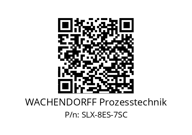   WACHENDORFF Prozesstechnik SLX-8ES-7SC