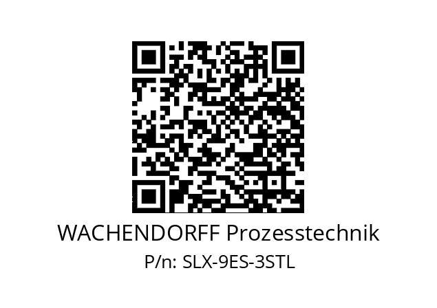   WACHENDORFF Prozesstechnik SLX-9ES-3STL