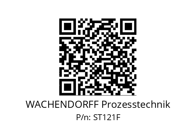   WACHENDORFF Prozesstechnik ST121F