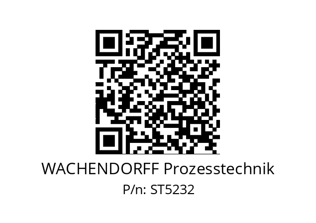   WACHENDORFF Prozesstechnik ST5232