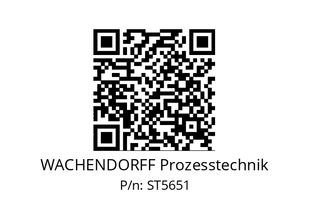   WACHENDORFF Prozesstechnik ST5651