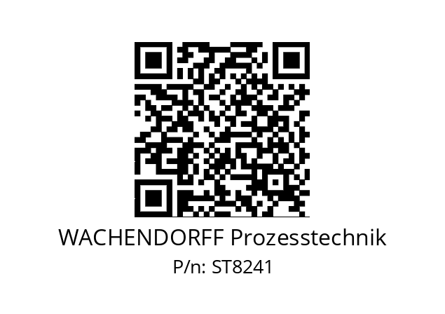   WACHENDORFF Prozesstechnik ST8241