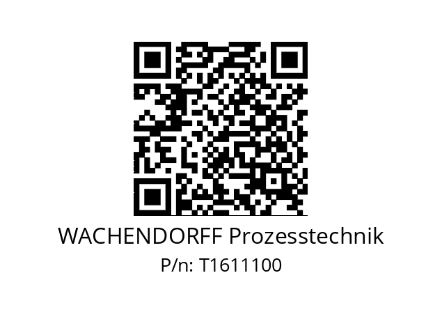   WACHENDORFF Prozesstechnik T1611100