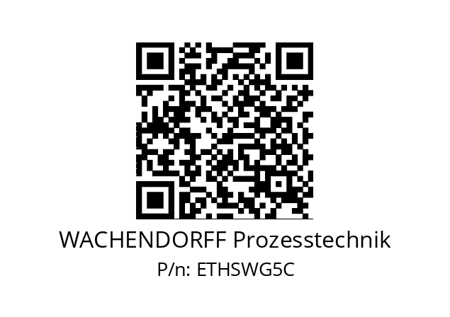   WACHENDORFF Prozesstechnik ETHSWG5C