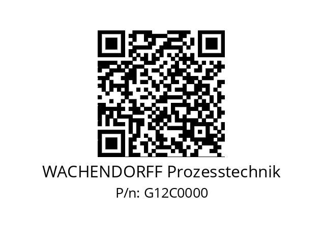   WACHENDORFF Prozesstechnik G12C0000