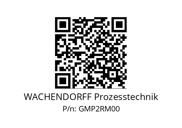   WACHENDORFF Prozesstechnik GMP2RM00