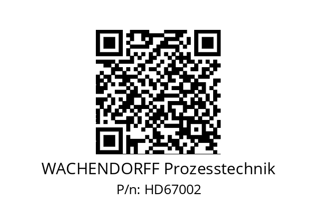   WACHENDORFF Prozesstechnik HD67002