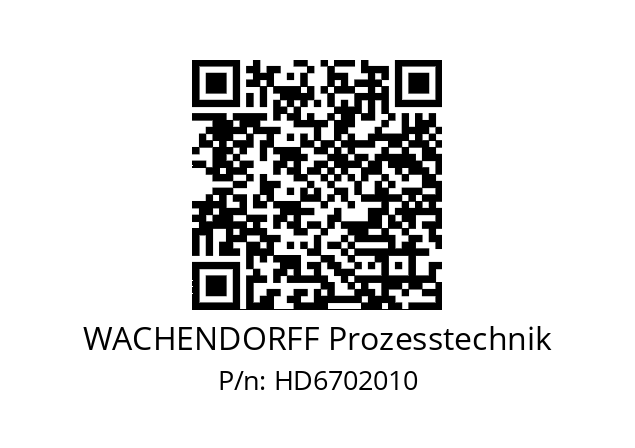   WACHENDORFF Prozesstechnik HD6702010