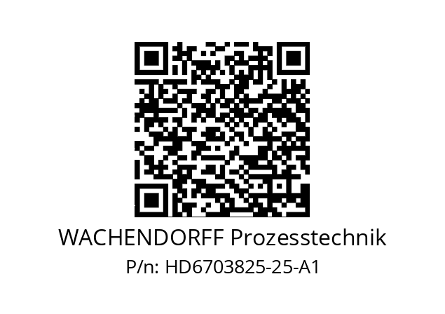   WACHENDORFF Prozesstechnik HD6703825-25-A1