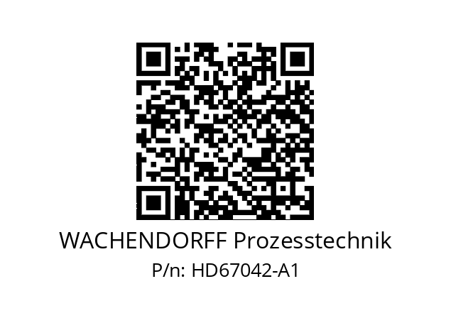   WACHENDORFF Prozesstechnik HD67042-A1