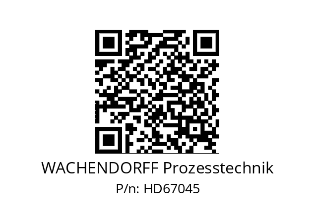   WACHENDORFF Prozesstechnik HD67045