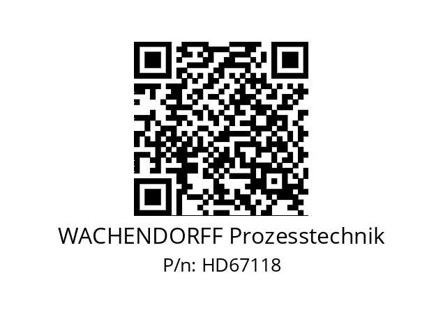   WACHENDORFF Prozesstechnik HD67118