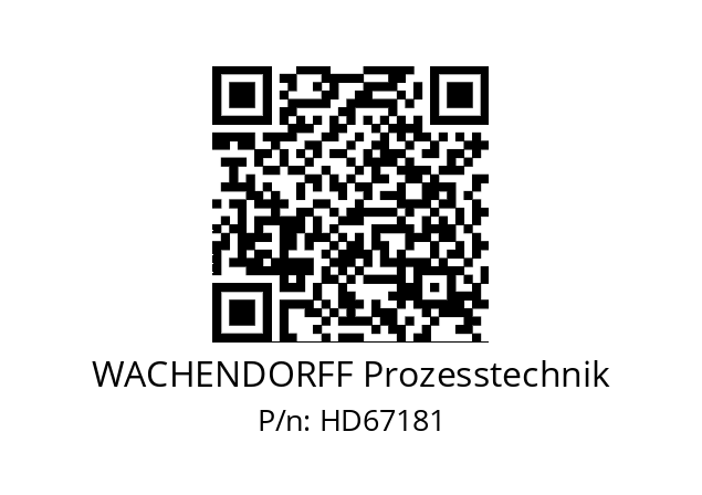   WACHENDORFF Prozesstechnik HD67181