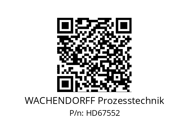   WACHENDORFF Prozesstechnik HD67552