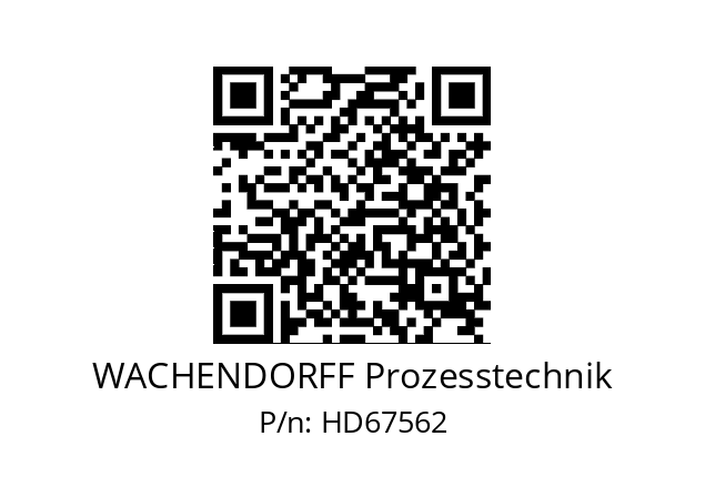   WACHENDORFF Prozesstechnik HD67562