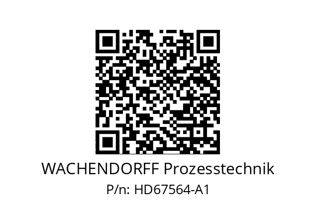   WACHENDORFF Prozesstechnik HD67564-A1