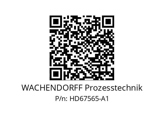   WACHENDORFF Prozesstechnik HD67565-A1