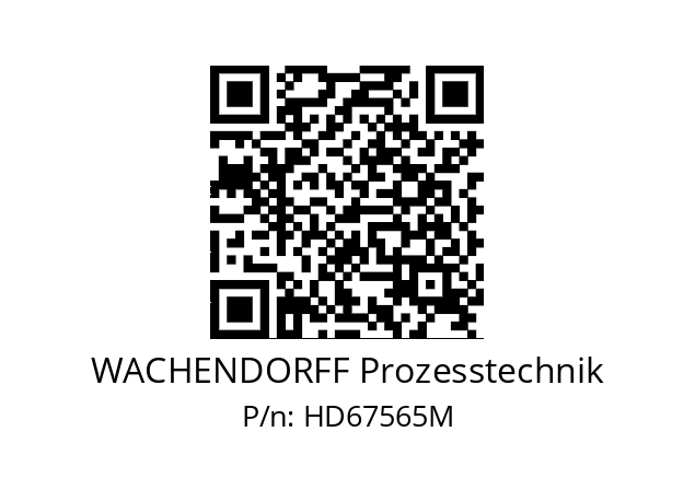   WACHENDORFF Prozesstechnik HD67565M