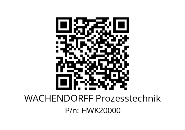   WACHENDORFF Prozesstechnik HWK20000