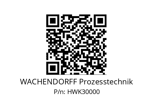   WACHENDORFF Prozesstechnik HWK30000