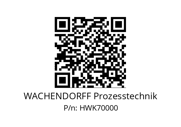   WACHENDORFF Prozesstechnik HWK70000