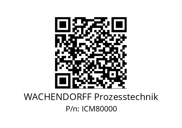   WACHENDORFF Prozesstechnik ICM80000